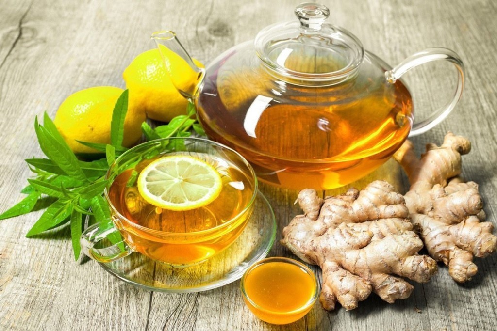 Рецепт имбирного чая с мёдом и лимоном