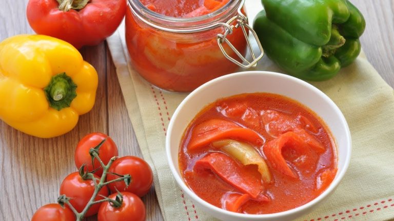 Лечо из перца и помидор — рецепт на зиму